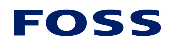 Foss logo in dark blue